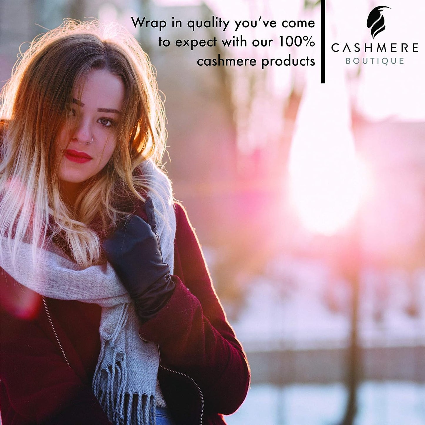 100% Pure Women Cashmere Shawl - Perfect for Daily Wear or Any Occasion, Long Winter Warm Shawl - 36" X 80"