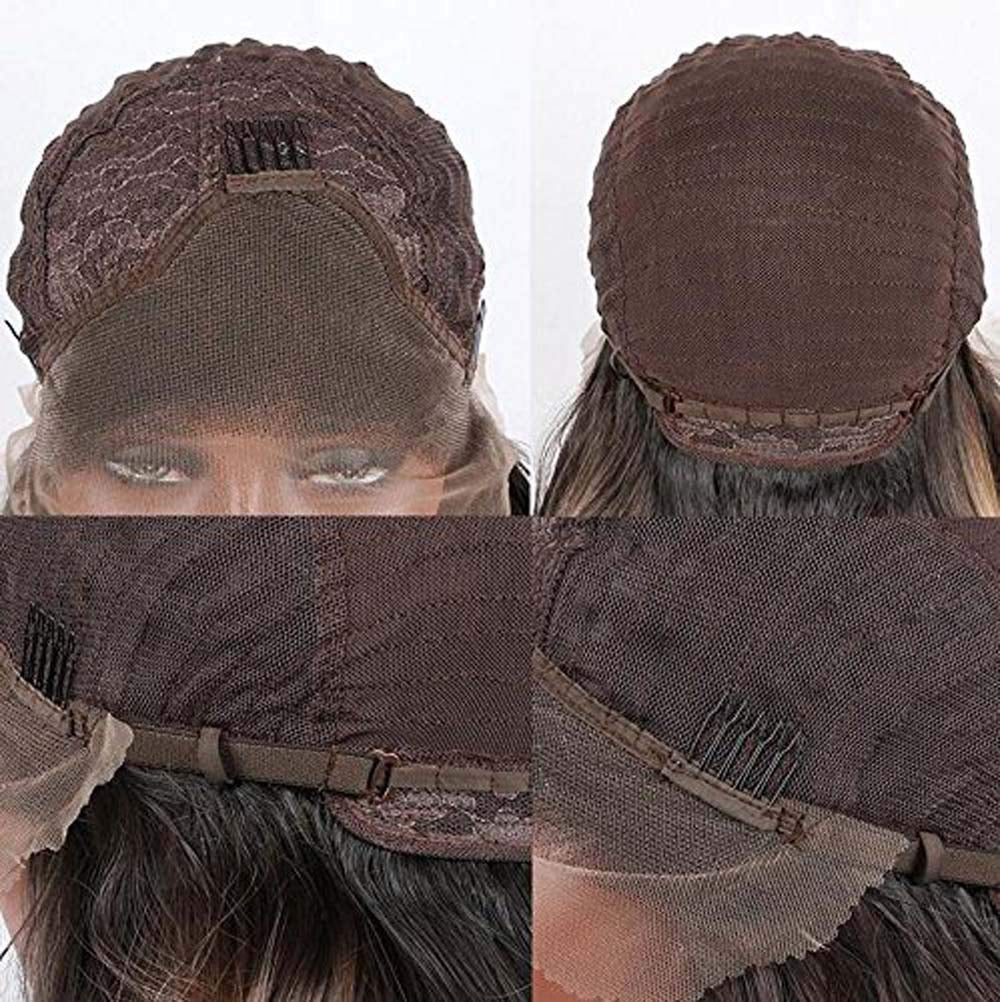 Melody Long Silky Straight Hair Wigs Blonde Synthetic Lace Front Wigs Heat Resistant Fiber Long Hair Wigs Golden Wigs Long Wigs Free Part Cosplay Wigs …