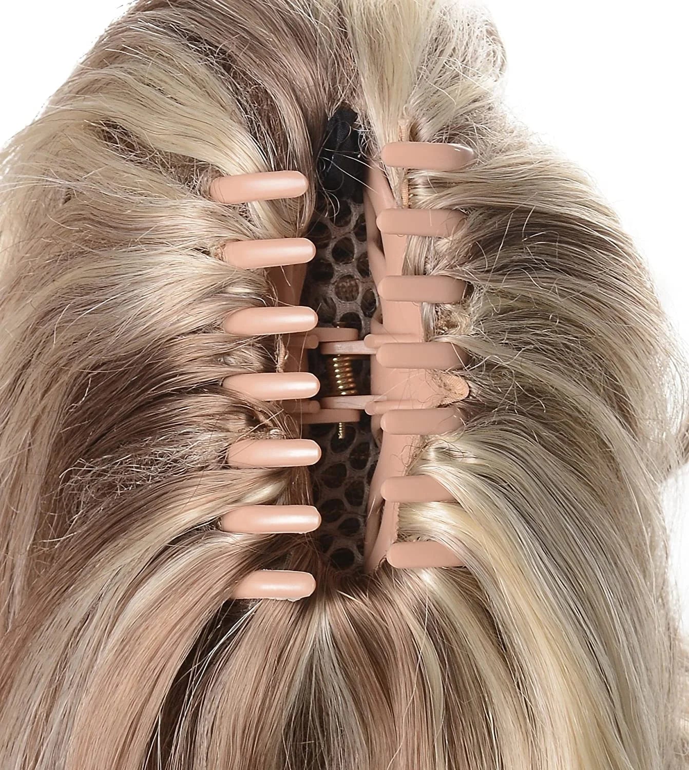 15" Synthetic Fiber Curly Ponytail Hair Extension Hairpiece with Clip-In Jaw Clips, Dual-Use Hair Extensions (30#-Reddish Brown)
