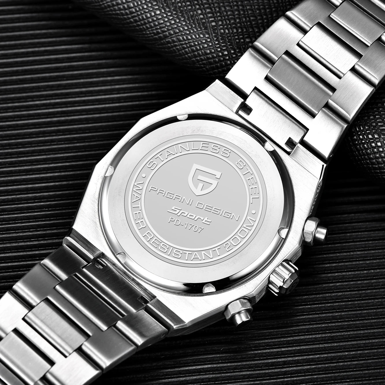 PAGANI DESIGN PD1707 Men'S Quartz Watches 40MM Stainless Steel Sapphire Glass Top Brand Watch Gift for Men Reloj Hombre 2024 New