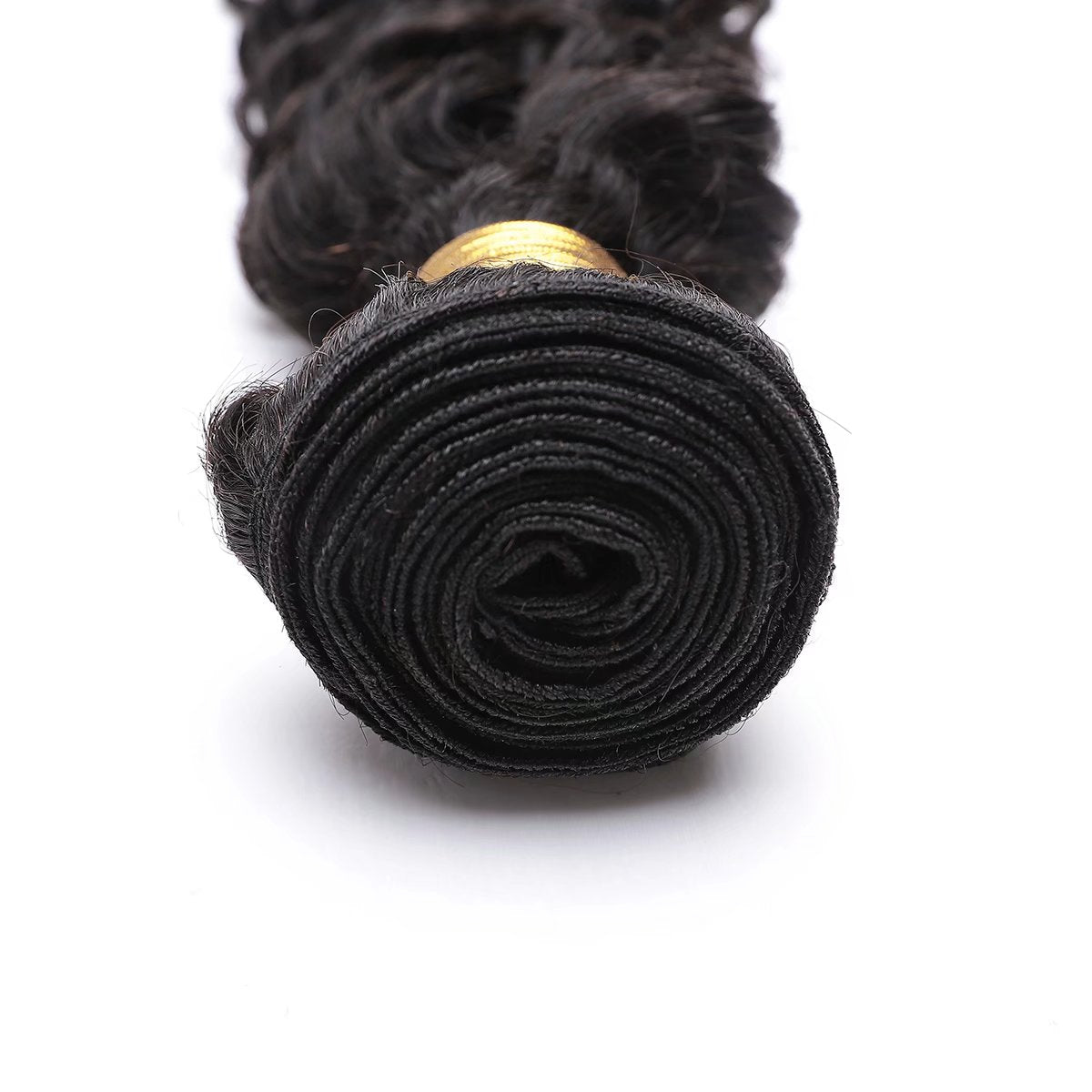 3 Bundles 100% Unprocessed Virgin Human Hair Extensions Brazilian Weave Weft Hairpiece for Black Women, Deep Wavy, 20Inch