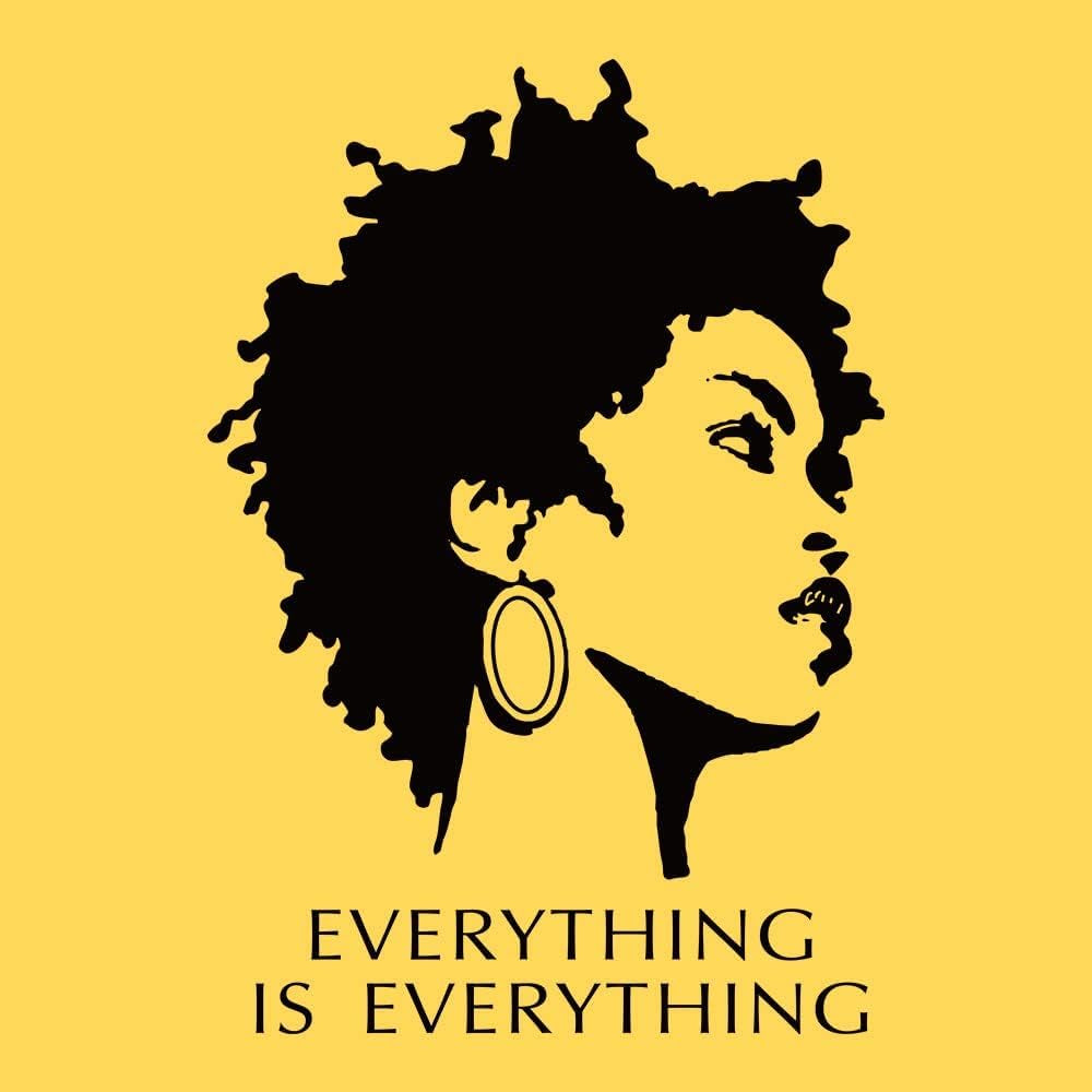 Black Power Graphic T-Shirt plus Size Tops Afro Woman Black Girl Tee Afro Girl Magic Tee