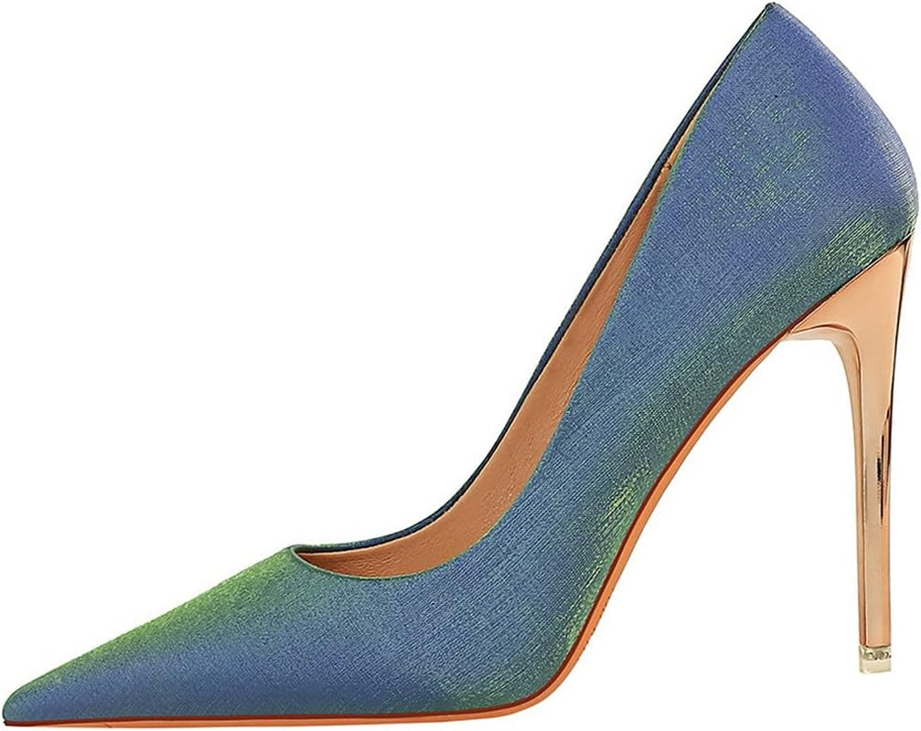 Wedding Party Shoes for Women Satin High Heel Pumps
