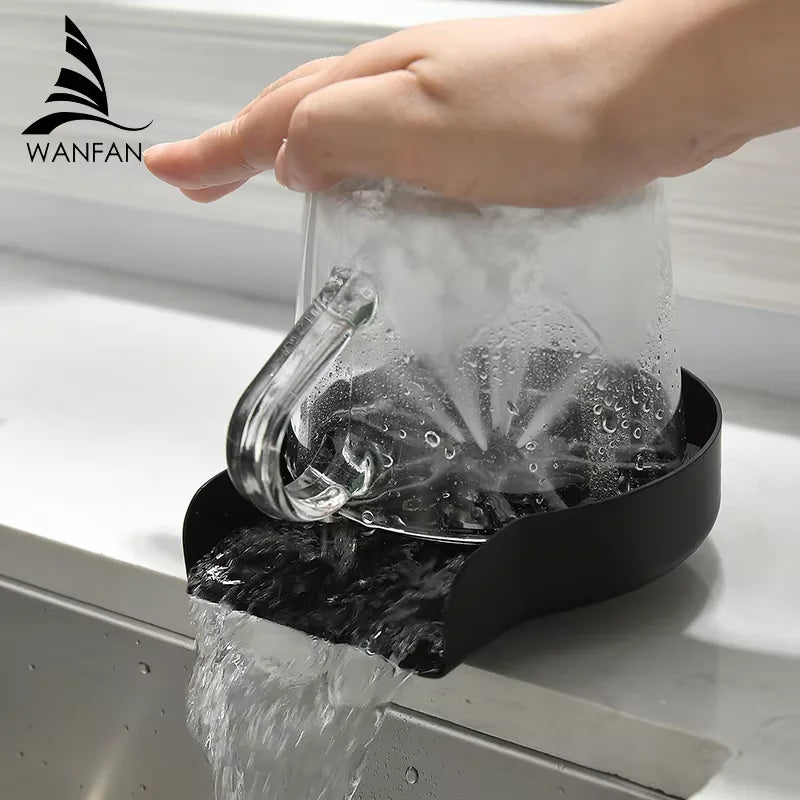 Faucet Glass Rinser for Home Sink Automatic Cup Scourer Washer Bar Coffee Pitcher Wash Cups Tool Household Kitchen Accessories