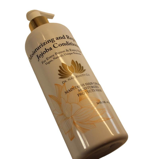 Dr. NAR Beauty Co. Jojoba Conditioner – Vegan, Nourishing, Restorative & Moisturizing, 16 Oz Pump. Haircare Moisture Shampoo Intensive Repairing