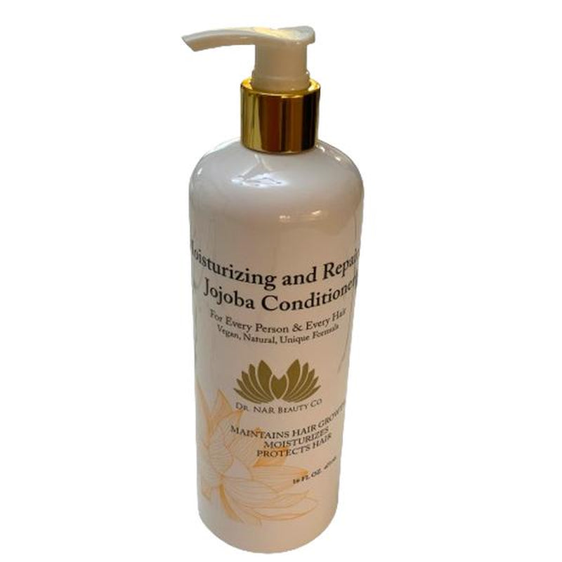 Dr. NAR Beauty Co. Jojoba Conditioner – Vegan, Nourishing, Restorative & Moisturizing, 16 Oz Pump. Haircare Moisture Shampoo Intensive Repairing