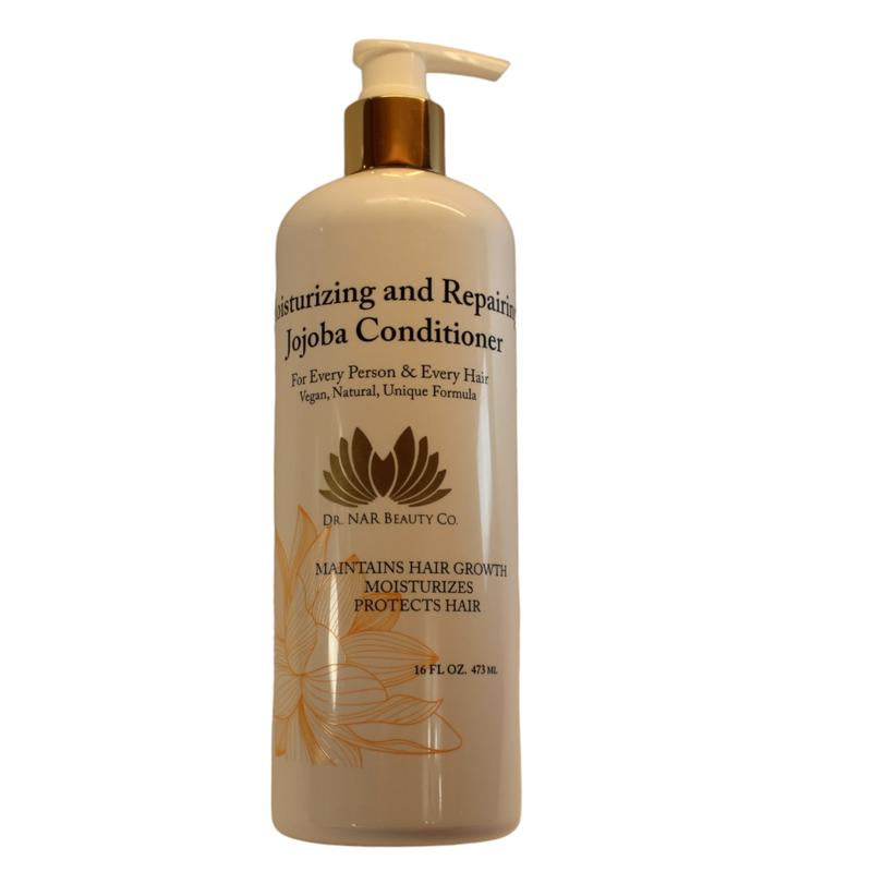 Dr. NAR Beauty Co. Jojoba Conditioner – Vegan, Nourishing, Restorative & Moisturizing, 16 Oz Pump. Haircare Moisture Shampoo Intensive Repairing