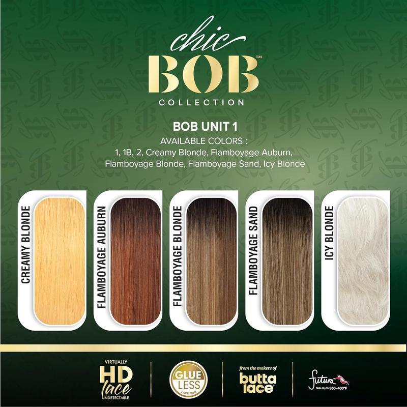 Sensationnel HD Lace Front Wig Butta Lace Glueless Chic Bob Unit 1