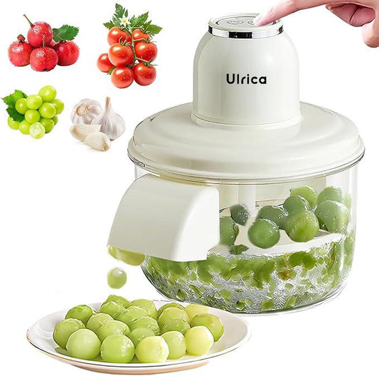 ULRICA Smart Electric Peeler – Rechargeable Kitchen Gadget for Effortless Garlic, Grape & Tomato Peeling