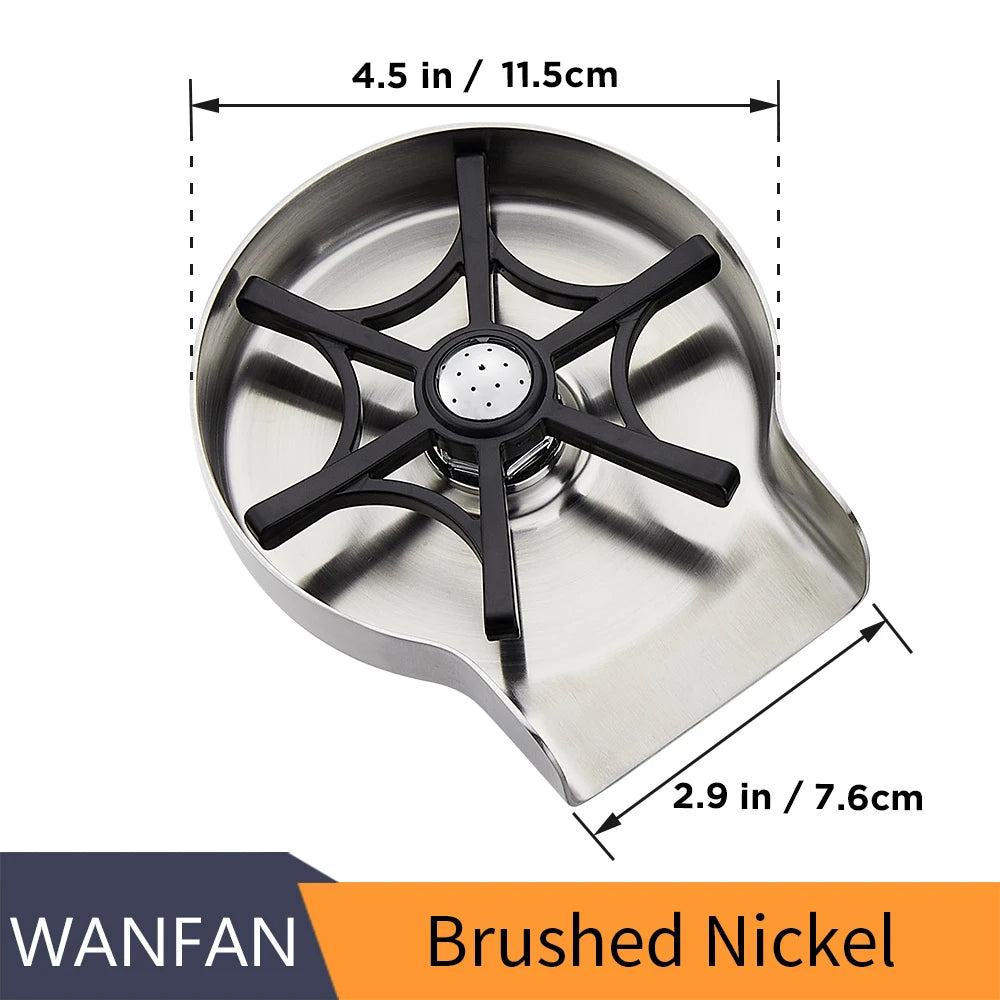 Faucet Glass Rinser for Home Sink Automatic Cup Scourer Washer Bar Coffee Pitcher Wash Cups Tool Household Kitchen Accessories