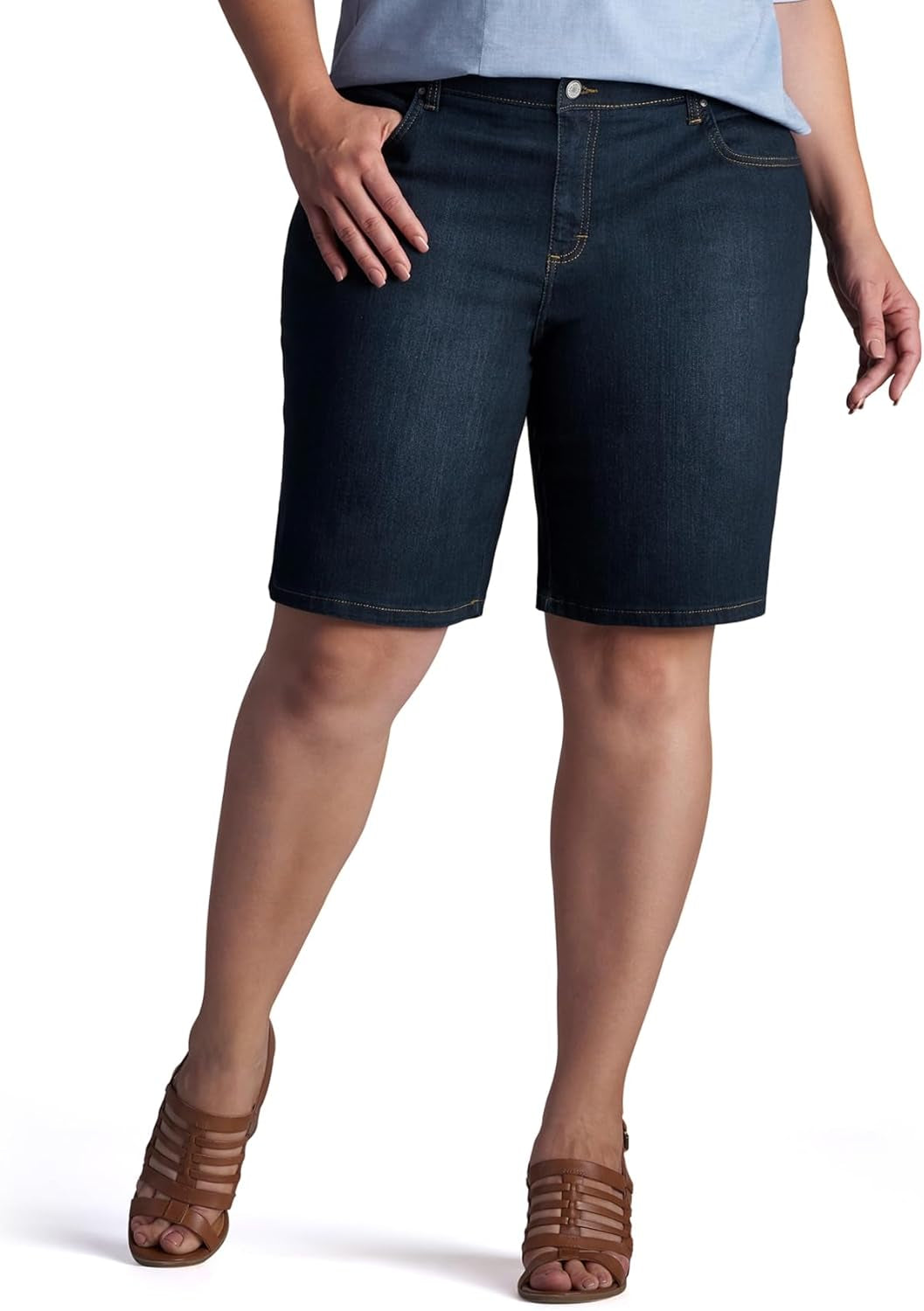 Women'S plus Size Relaxed Fit Bermuda Short