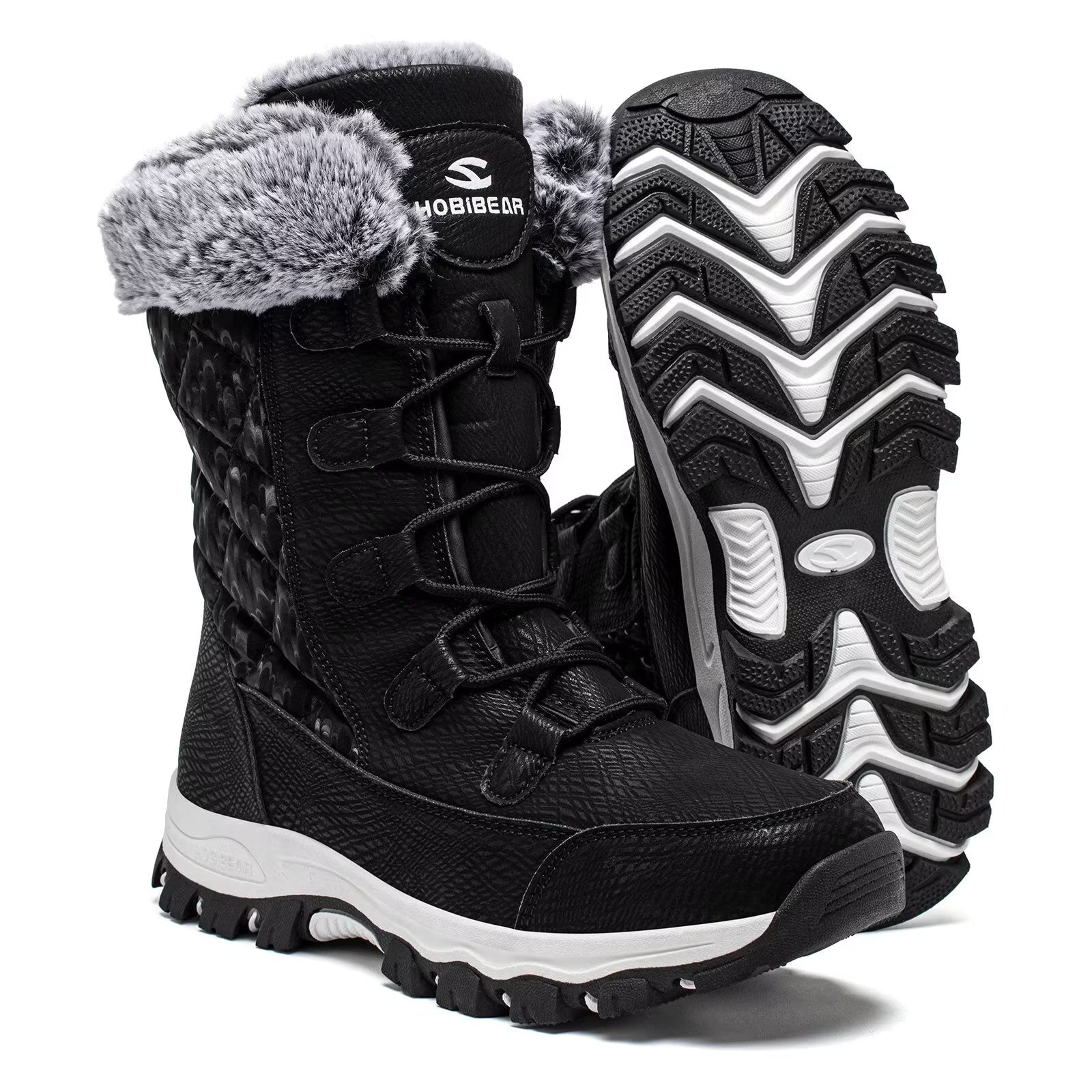 Women'S Snow Boots Anti-Slip Waterproof Warm Winter Shoes