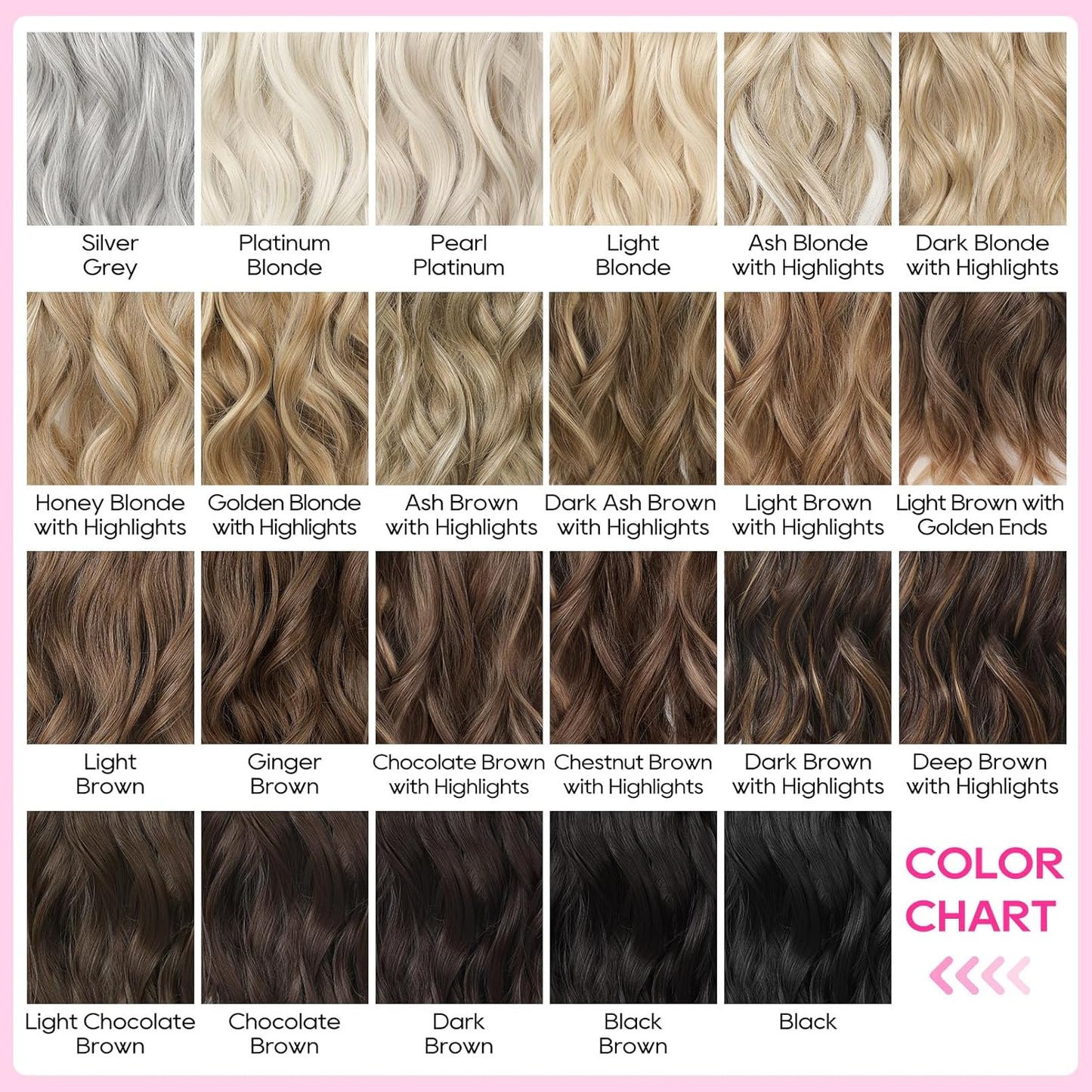 Clip in Hair Extensions - 4PCS 14" Short Beach Wavy Hairpieces, Invisible Lace Weft, Natural Soft Hair for Women (Black Brown)