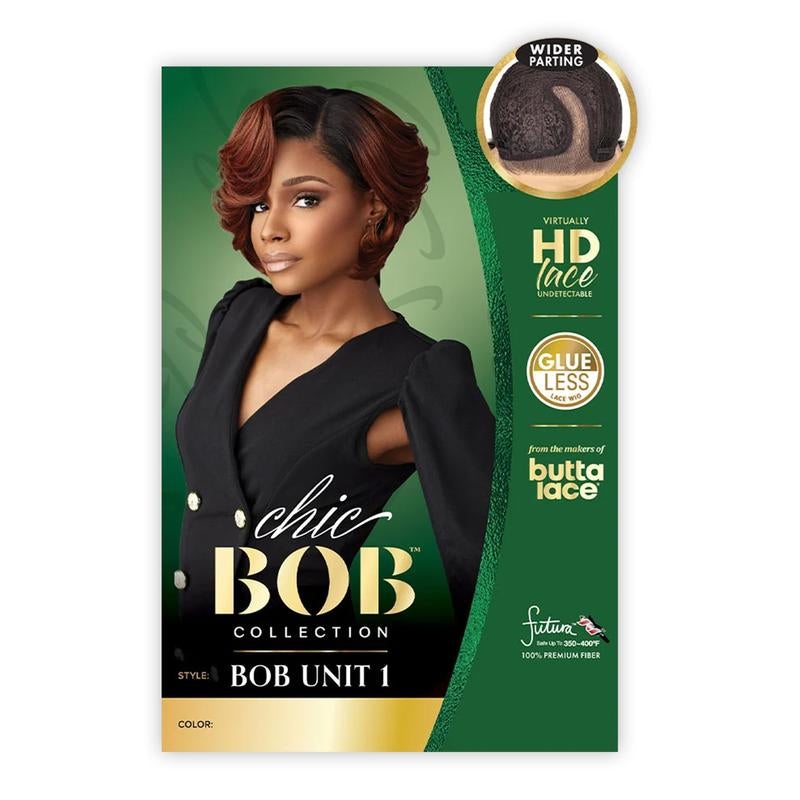 Sensationnel HD Lace Front Wig Butta Lace Glueless Chic Bob Unit 1