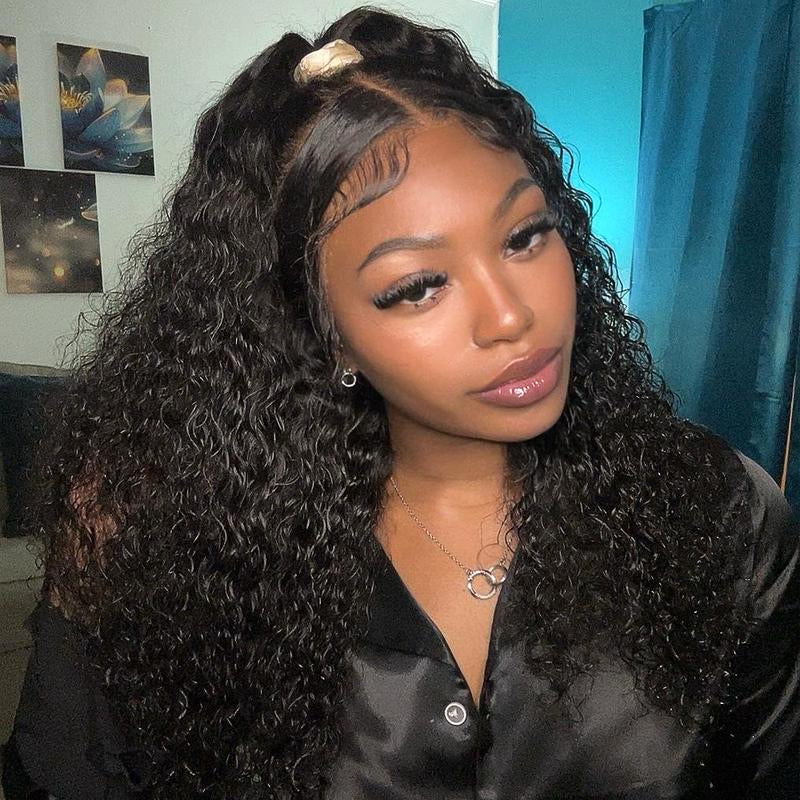 NULOOK HAIR 6X6 HD Lace Front Glueless Wig - Water Wave Human Hair, Pre-Bleached Knots, Pre-Cut Wear & Go, 200% Density Natural Hairline #Wigtok #Blackgirl #Fallfreshnessfall Deals for You