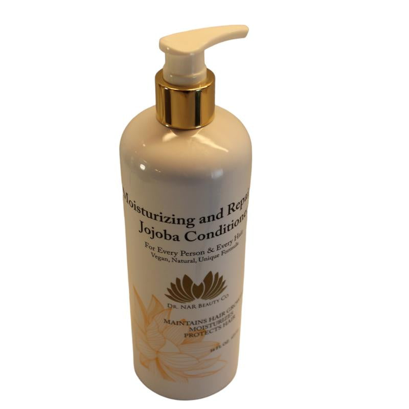 Dr. NAR Beauty Co. Jojoba Conditioner – Vegan, Nourishing, Restorative & Moisturizing, 16 Oz Pump. Haircare Moisture Shampoo Intensive Repairing
