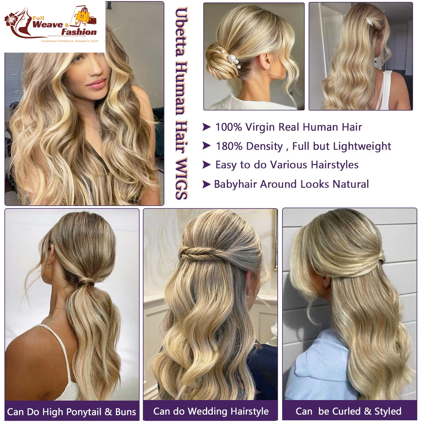 Ash Blonde Wig Human Hair Lace Front Wigs 30 Inch 13X4 HD Glueless Wigs Human Hair Pre Plucked Balayage Ash Blonde Lace Front Wigs 180% Density Blond Highlights Lace Frontal Wigs for White Women