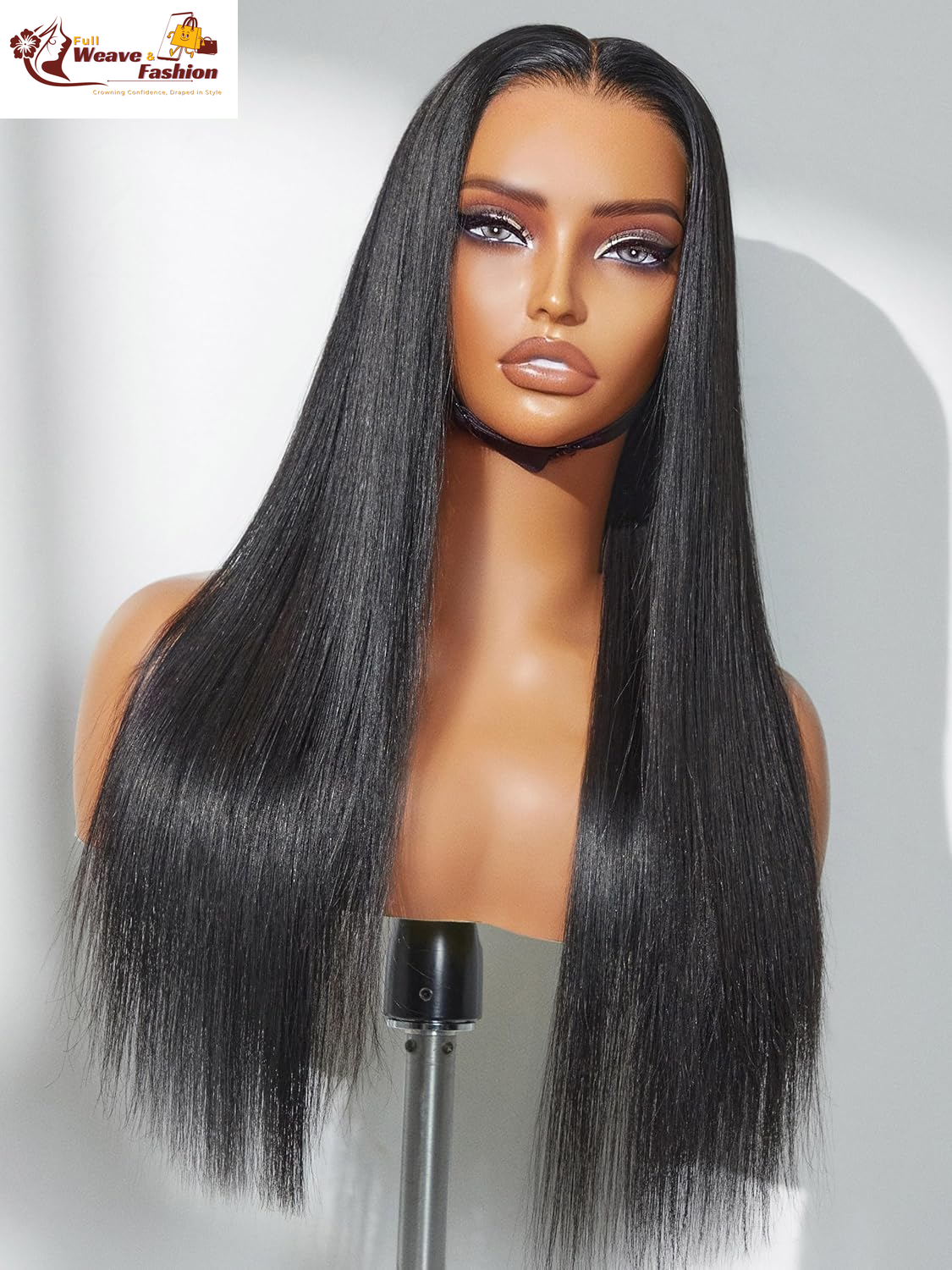 All-Day Comfort™ 5X5 Lace Front Wigs Straight Human Hair Glueless Wigs Pre Plucked Pre Cut Long Black Wig Lace Closure Wigs Frontal Wig Human Hair