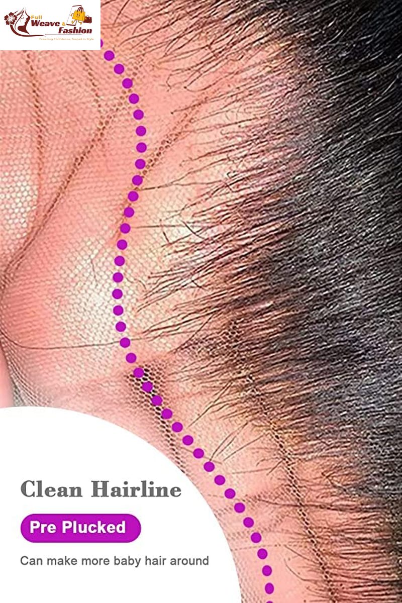 MYSHINYWIGS 13X4 Clear HD Lace Front Wig Clean Hairline Hd Lace Body Wave Wig Side/Middle/Free Part Wig Human Hair Transparent Invisible Lace Front Wigs with Baby Hair Natural Color 32 Inch